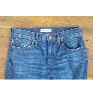 Madewell Straight Leg Crop Jean
